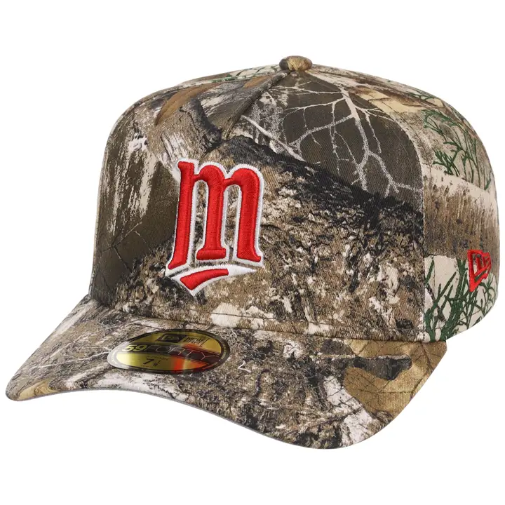 MINNESOTA TWINS MLB Casquette ajustée 59FORTY Realtree OTC REALTREE/REALTREE/G