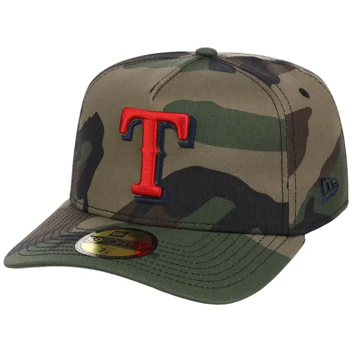 TEXAS RANGERS MLB GCH Woodland 59FORTY WOODLAND/WOODLAND/GRY