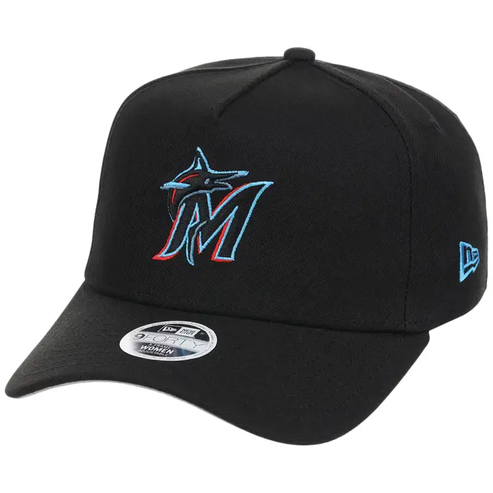 Casquette Femme 9FORTY AF Miami Marlins MLB NEW ERA OTC Noire