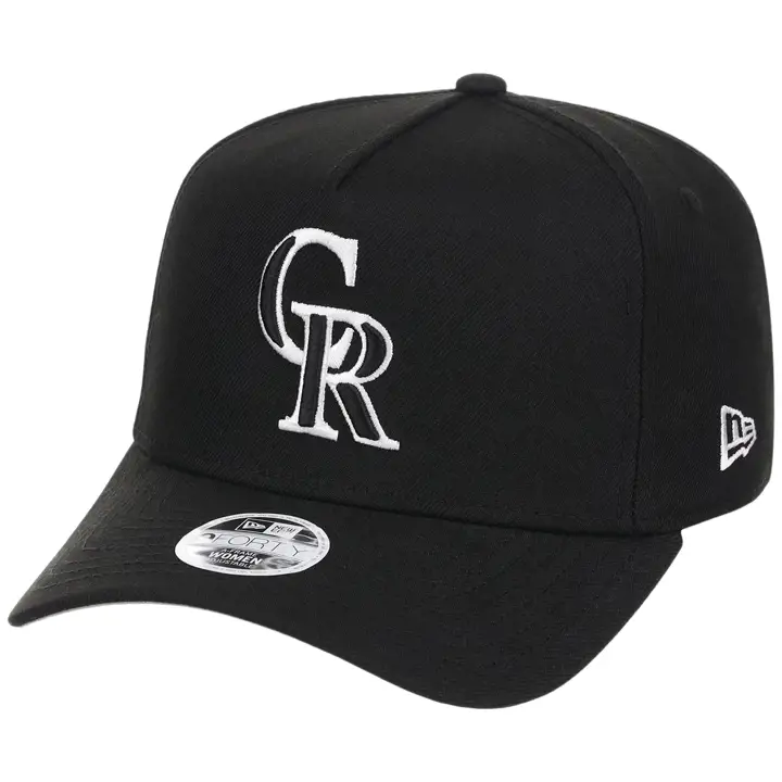 Colorado Rockies MLB NEW ERA BLACK FEMMES 9FORTY AF NOIR