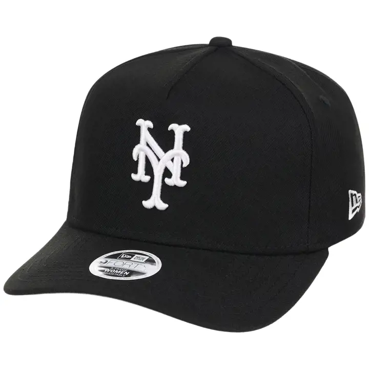 New York Mets MLB NEW ERA BLACK WMNS 9FORTY AF NOIR