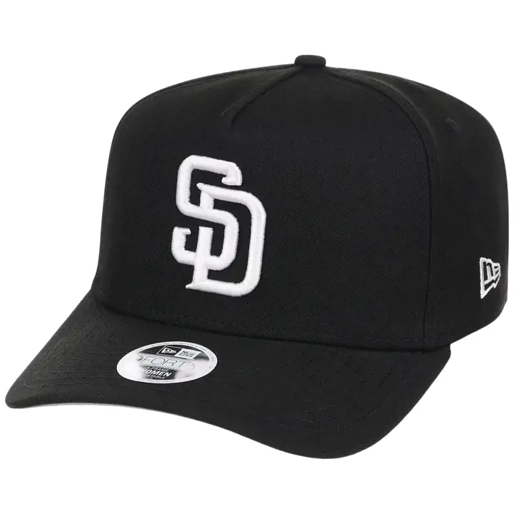 Casquette MLB NEW ERA Noire San Diego Padres 9FORTY Femme Noire