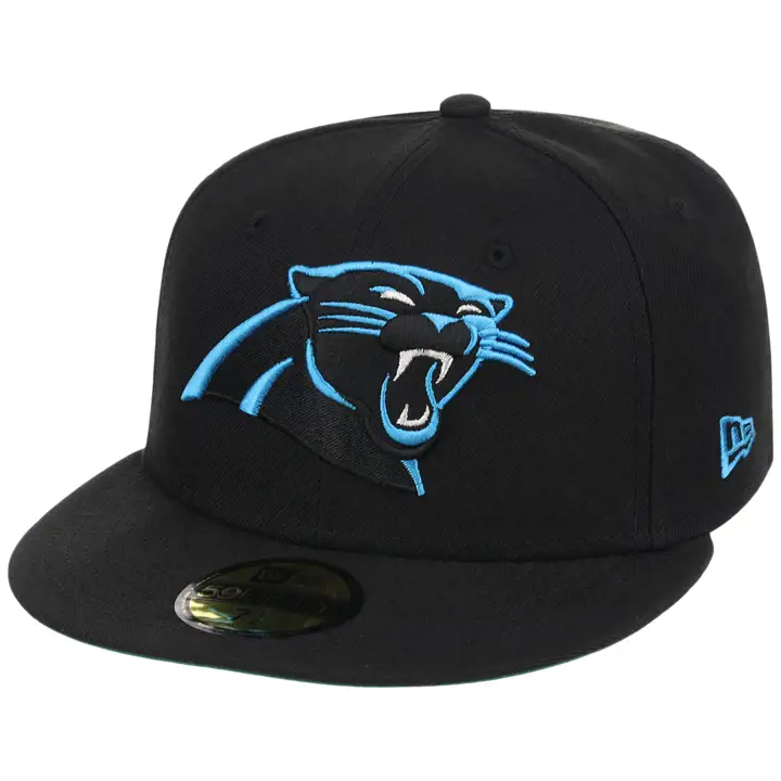 CAROLINA PANTHERS NFL LHD Dôme Noir 59FIFTY NOI/NOI/VERGRI