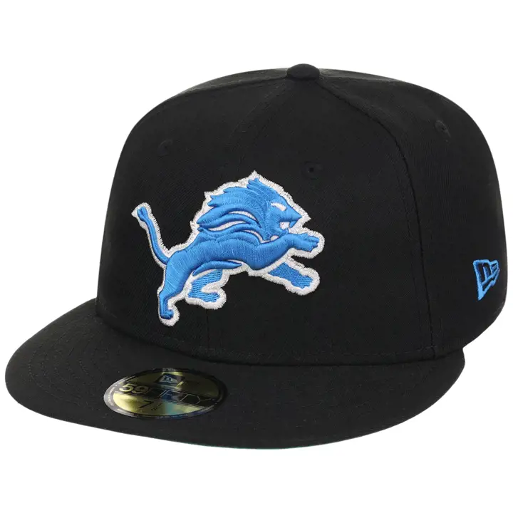 DETROIT LIONS NFL LHD Dôme noir 59FIFTY BLK/BLK/KGRN