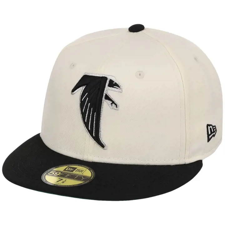 ATLANTA FALCONS NFL LHD Chrome OTC 59FIFTY CHROME/BLK/KGRN