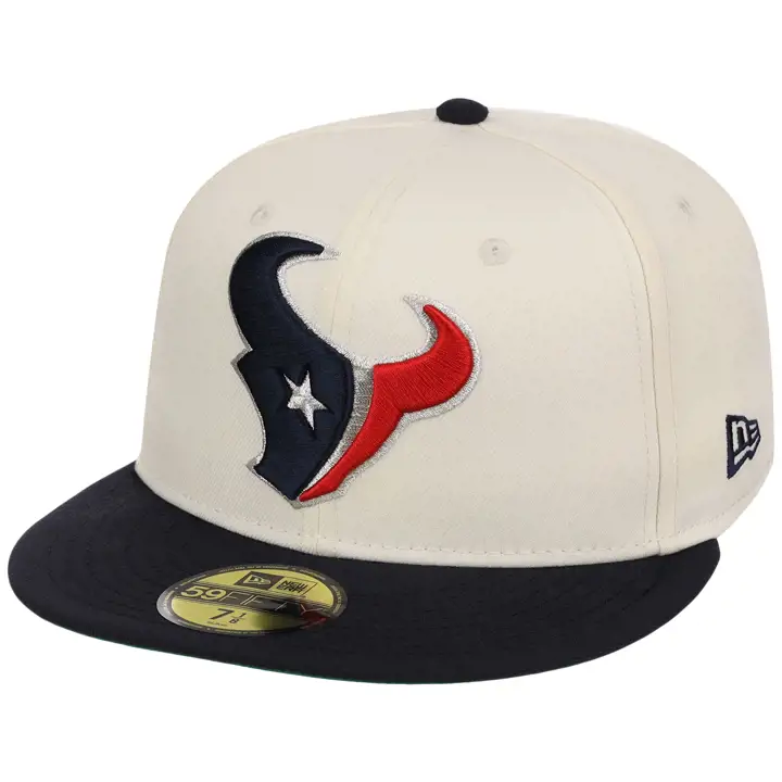 HOUSTON TEXANS NFL LHD Chrome OTC 59FIFTY CHROME/MARINE/VRTFONCÉ