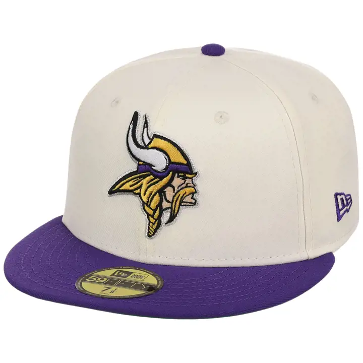 MINNESOTA VIKINGS NFL LHD Chrome OTC 59FIFTY CHROME/PUR/KGRN