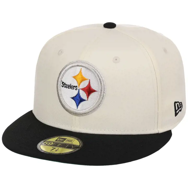 PITTSBURGH STEELERS NFL LHD Chrome OTC 59FIFTY CHROME/BLK/KG