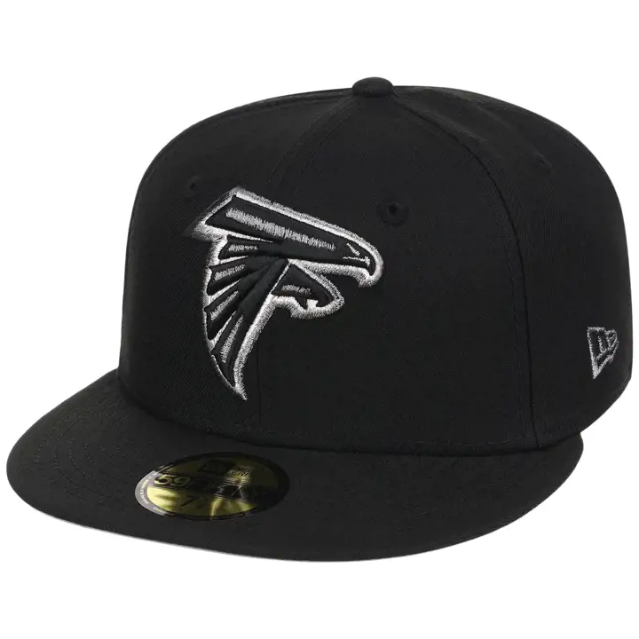 ATLANTA FALCONS NFL LHD Titane Liquide 59FIFTY NOI/NOI/GRI