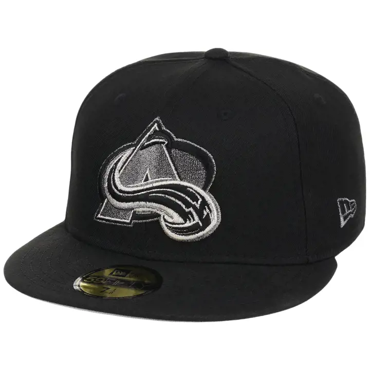 COLORADO AVALANCHE LNH GAUCHER Titane Liquide 59FIFTY NOI/NOI/G