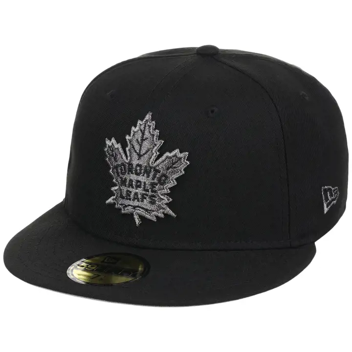 TORONTO MAPLE LEAFS LNH LHD Liquid Titanium 59FIFTY BLK/BLK/