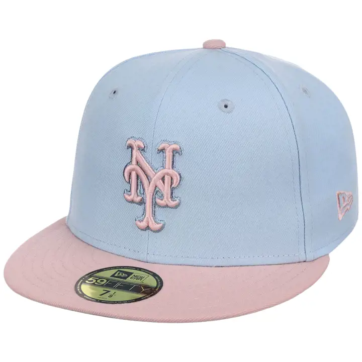 New York Mets MLB LHD Pâques 59FIFTY LBL/PNK/GRY