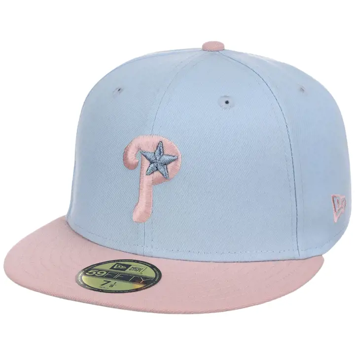 Philadelphia Phillies MLB GAUCHER Pâques 59FIFTY LBL/PNK/GRY