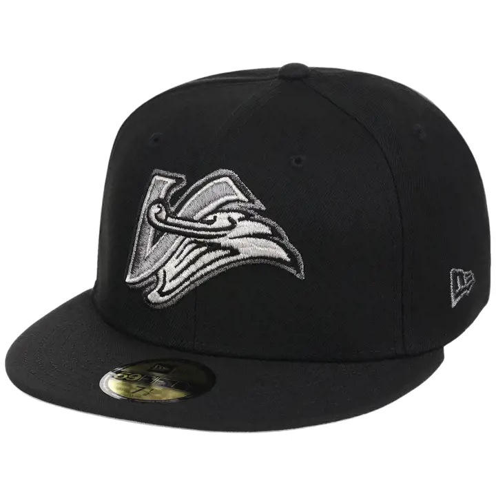 Anaheim Angels MLB LHD FF Casquette 59FIFTY Noire/Noire/Grise