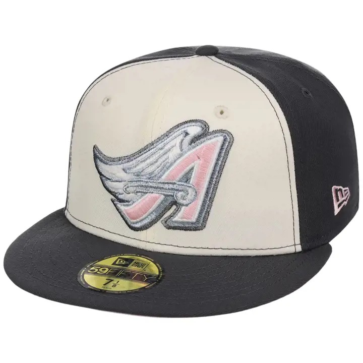 Anaheim Angels MLB LHD Blinky 59FIFTY CHROME/GRIS/GRIS