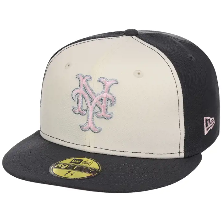 New York Mets MLB GAUCHE Clignotant 59FIFTY CHROME/GRIS/GRIS
