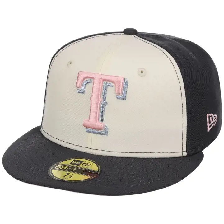Texas Rangers MLB LHD Blinky 59FIFTY CHROME/GRIS/GRIS