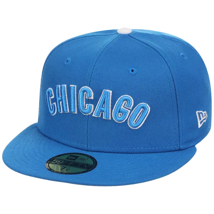 Chicago Cubs MLB LHD Plan 59FIFTY BLEU/BLEU/GRI