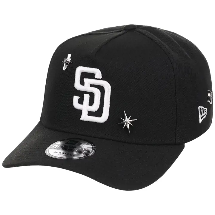 CASQUETTE SAN DIEGO PADRES MLB Star Stud 9FORTY AF NOIR/NOIR/GRIS