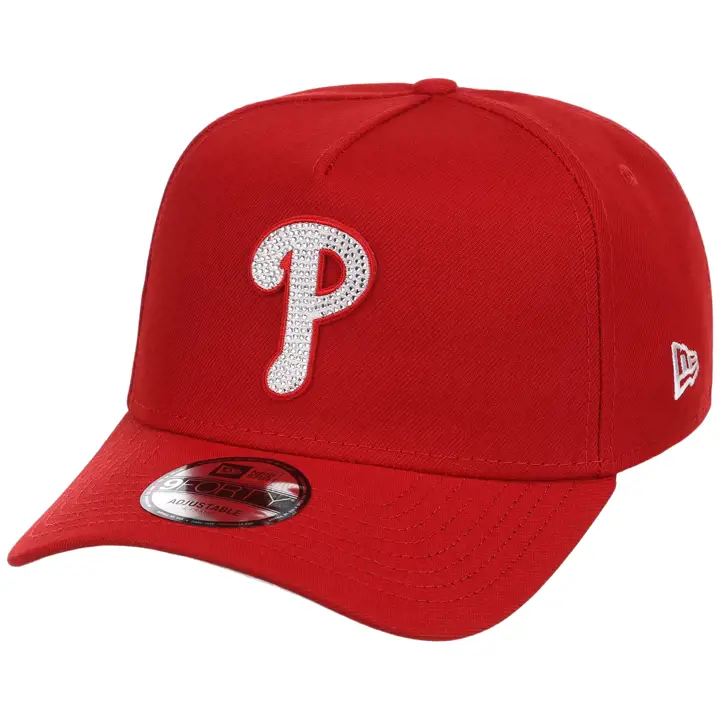 PHILADELPHIA PHILLIES MLB OTC Bling 9FORTY AF ROUGE/ROUGE/GRIS
