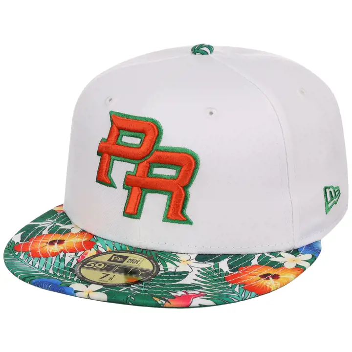 Porto Rico LHD Défilé PR 59FIFTY BLC/FLORAL/VERT