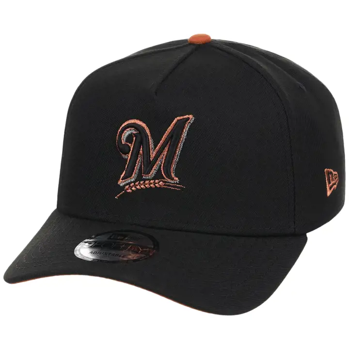 CASQUETTE MILWAUKEE BREWERS MLB LH Pot de cuivre 9FORTY AF NOIR/NOIR/ROUILLE