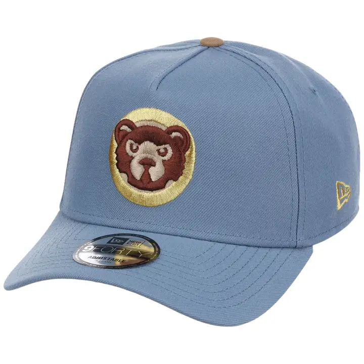 Casquette 9FORTY Golden Fade LHD MLB des Chicago Cubs de New Era, BLEU/BLEU/KHA