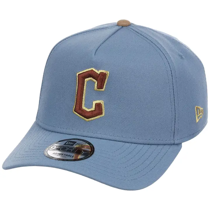 Cleveland Guardians MLB GCH Dégraissé Or 9FORTY TAILLE UNIQUE BLEU/BLEU/