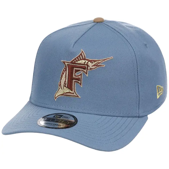 Florida Marlins MLB Gaucher Golden Fade 9FORTY AF BLEU/BLEU/KHA
