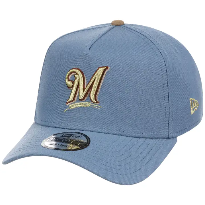 Milwaukee Brewers MLB LHD Golden Fade 9FORTY AF BLEU/BLEU/K