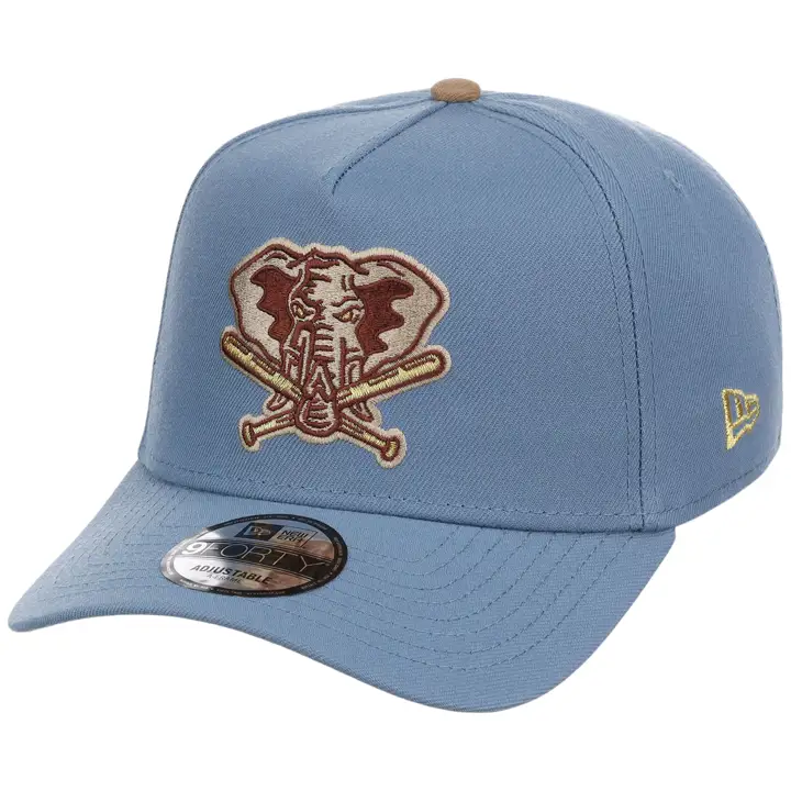 Oakland Athletics MLB GAUCHER Golden Fade 9FORTY AF BLEU/BLEU/BL