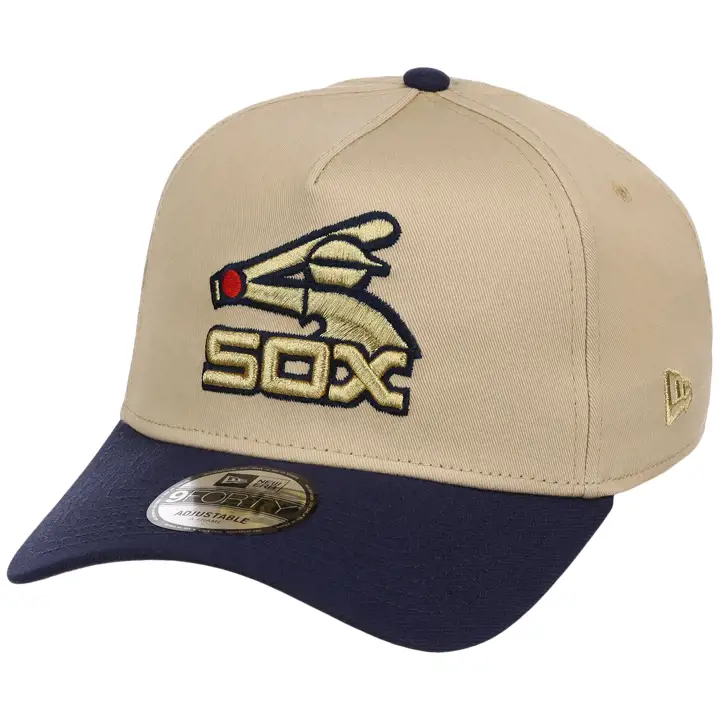 Casquette 9FORTY réglable MLB LHD Vegas Pop des White Sox de Chicago, couleur GL/NAVY/GRY