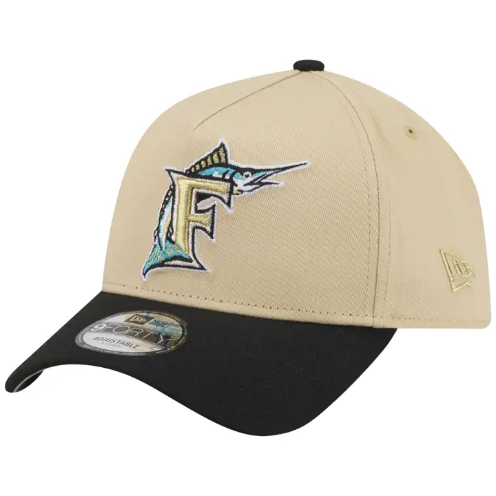Florida Marlins MLB LHD Vegas Pop 9FORTY AF GL/NOIR/GRIS