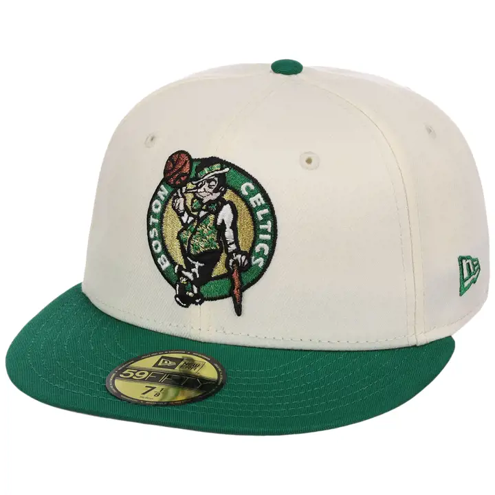 Boston Celtics NBA LHD Historic Finals 59FIFTY CHROME/KGRN/G