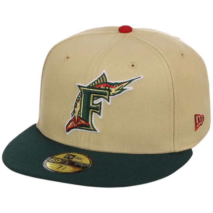 Florida Marlins MLB GAUCHER Cinco de Mayo 59FIFTY GL/GRNFNCE/GRIS