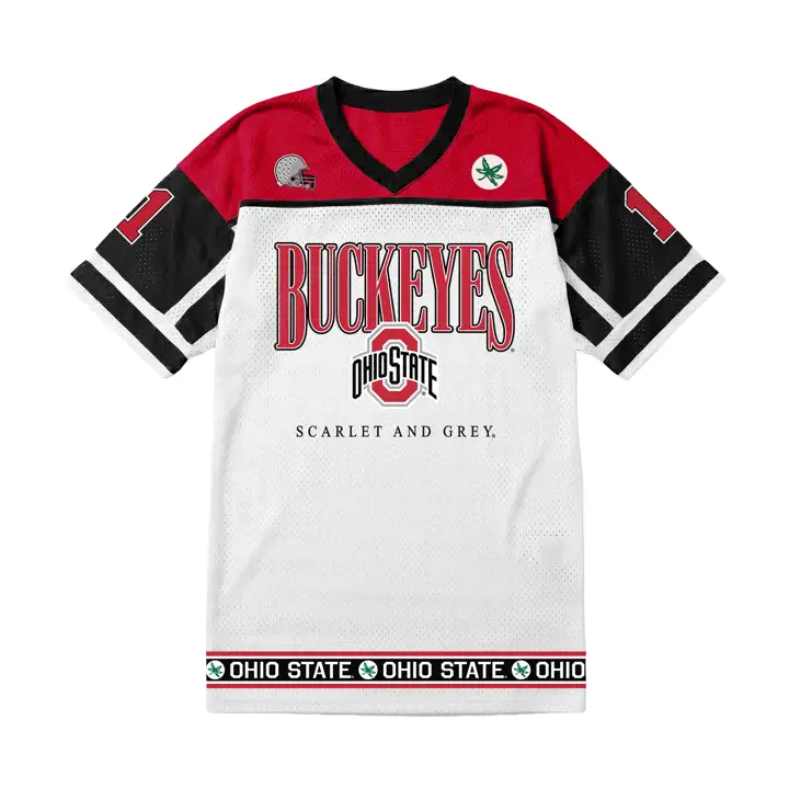 Maillot de sport pour femme Ohio State Buckeyes NCAA Hustle Mode F26 ROUGE