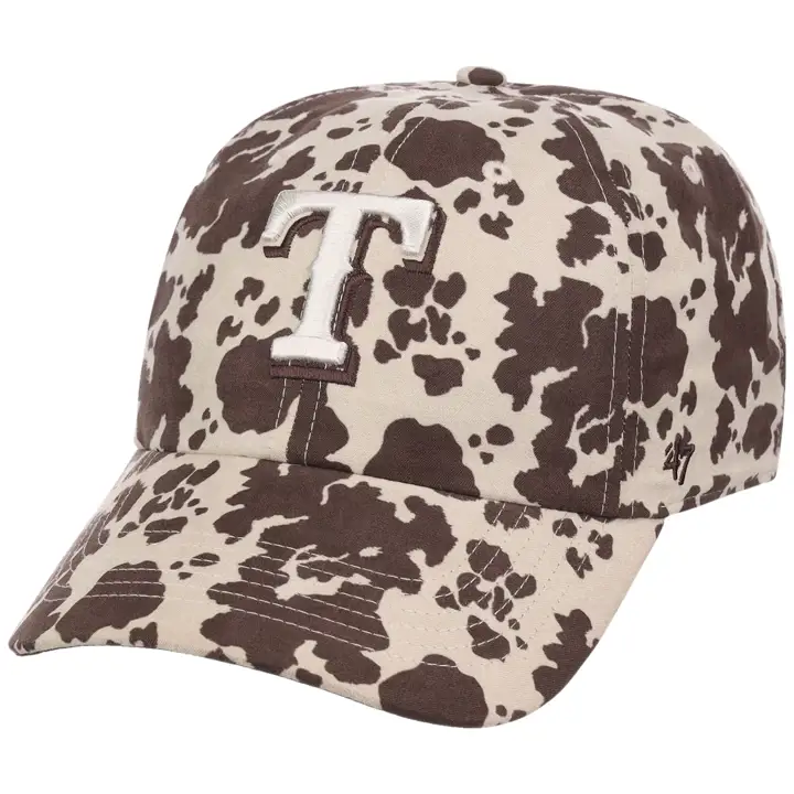 Texas Rangers MLB Bessie '47 Clean Up NATUREL