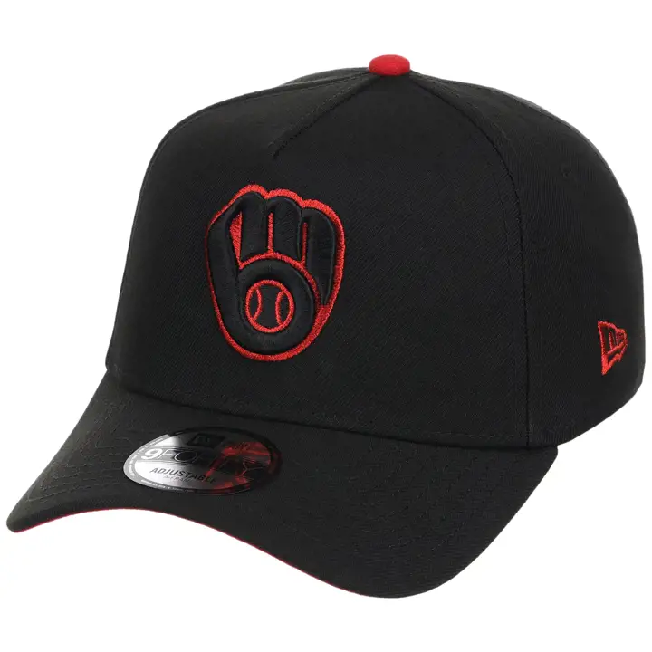 Milwaukee Brewers MLB LHD Midnight Massacre 9FORTY AF NOIR/NOIR
