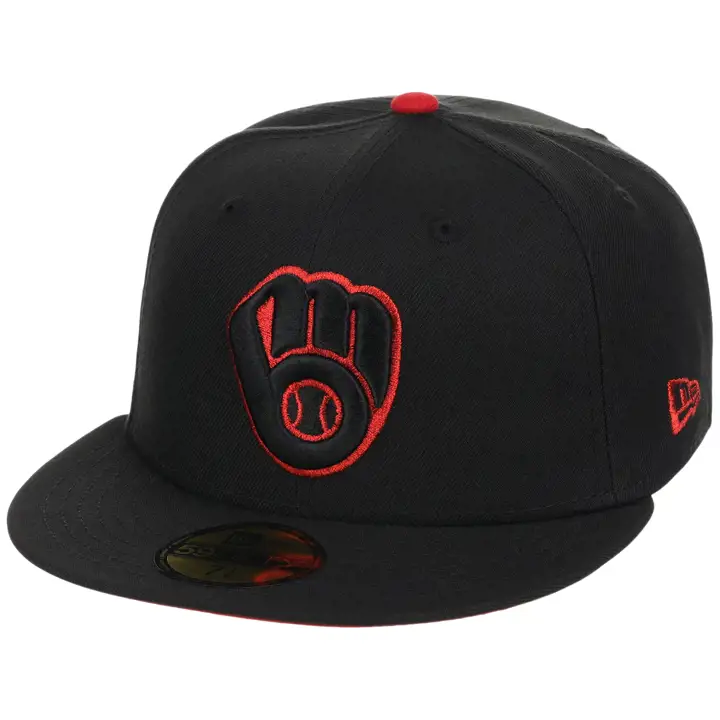 Milwaukee Brewers MLB G/LHC Midnight Massacre 59FIFTY BLK/BLK/