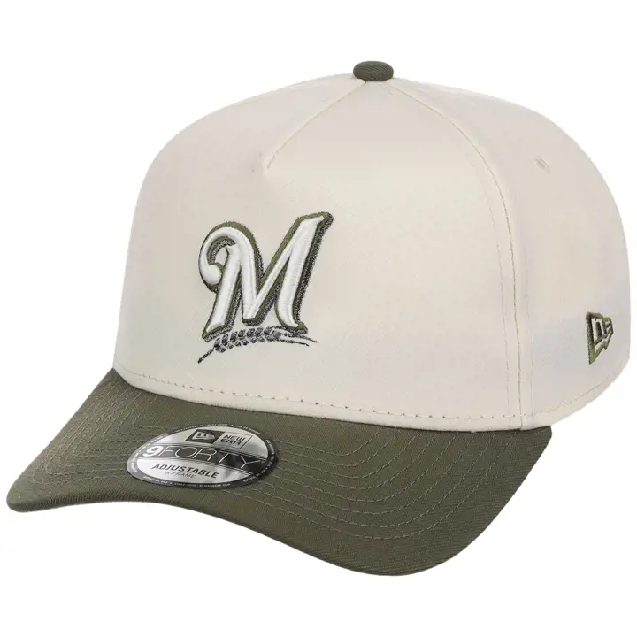 Milwaukee Brewers MLB LHD Chrome Olive 9FORTY AF CHROME/OLV/