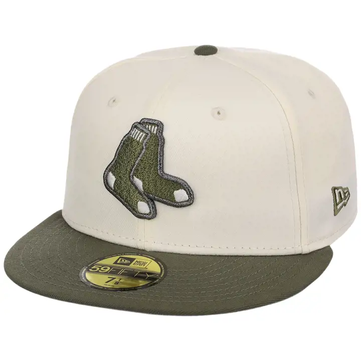 Boston Red Sox MLB GAUCHE Chrome Olive 59FIFTY CHROME/OLV/GRY