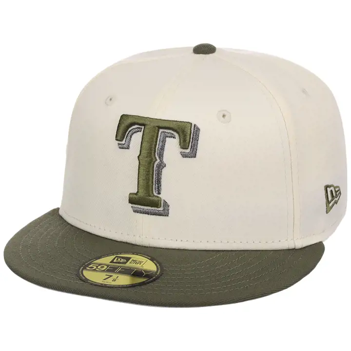 Texas Rangers MLB LHD Chrome Olive 59FIFTY CHROME/OLV/GRY