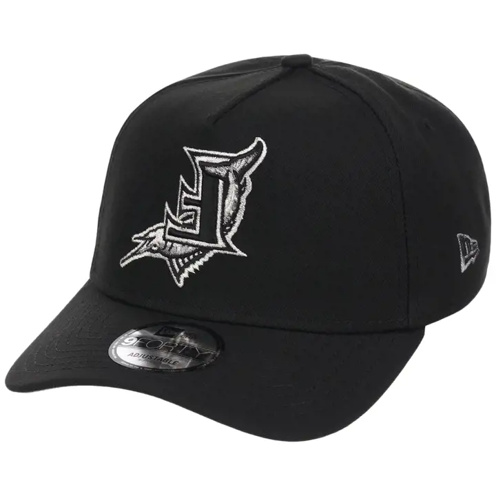 Florida Marlins MLB Gaucher USD Liquid Titanium 9FORTY AF Noir/Bleu