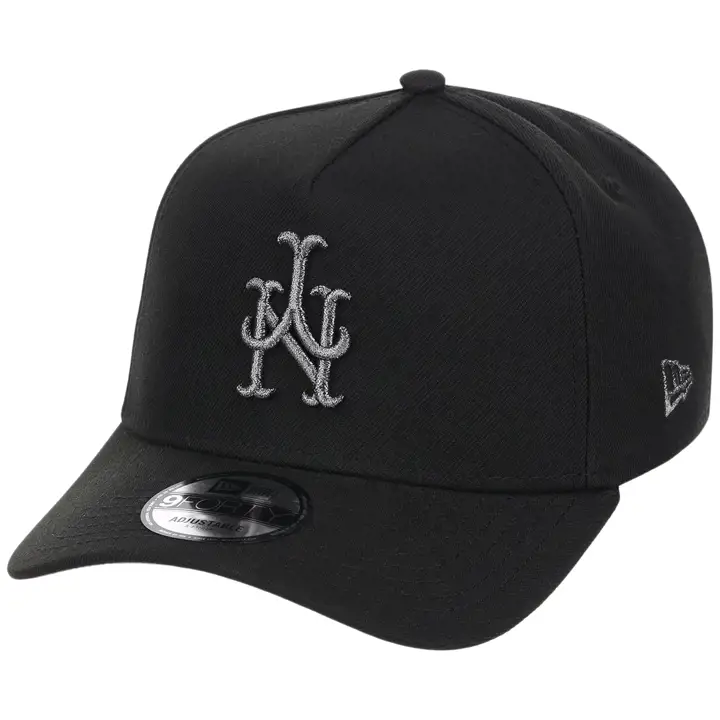 New York Mets MLB GAU USD Titane Liquide 9FORTY TAILLE UNIQUE NOIR/NOIR/