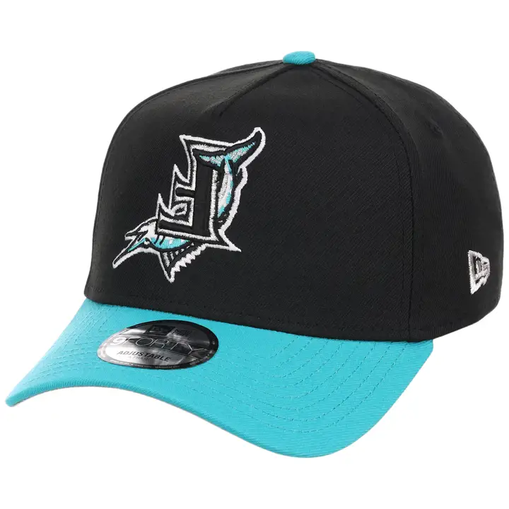 Florida Marlins MLB LHD Flipmode 2.0 9FORTY AF NOIR/TURQUOISE/GRIS