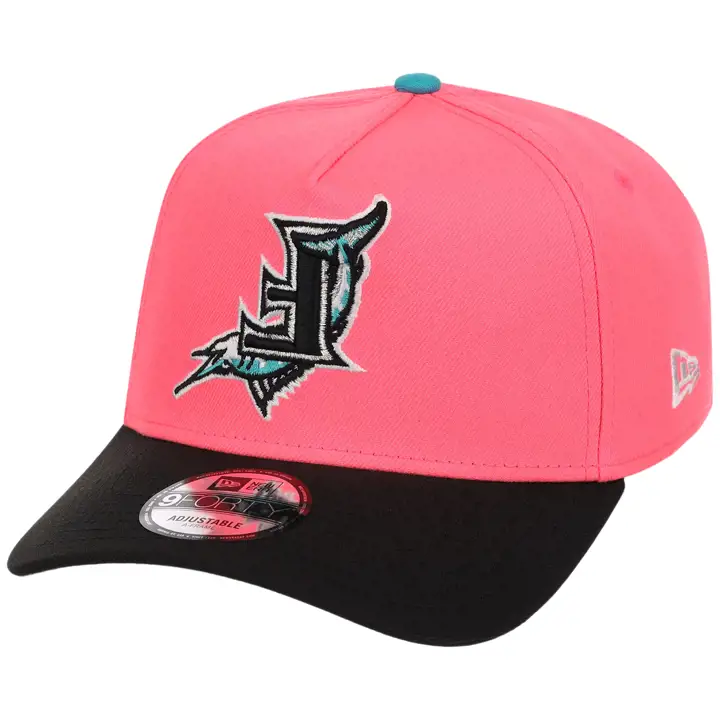 Florida Marlins MLB LHD Flipmode 3.0 9FORTY AF PNK/BLK/GRY