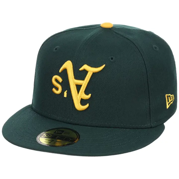 Oakland Athletics MLB LHD Flipmode 2.0 59FIFTY DKGRN/DKGRN/G