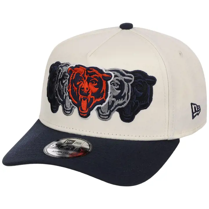 CHICAGO BEARS NFL SEISMIC AF940 CHROME/BLEU MARINE