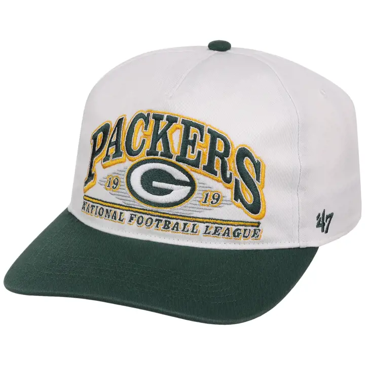 CASQUETTE GREEN BAY PACKERS NFL 47 BIG TIME 2T HITCH RF BLC/VIFO