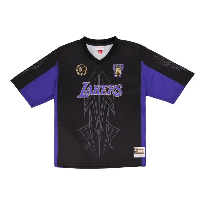 Maillot de football NBA Los Angeles Lakers BLK